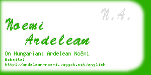 noemi ardelean business card