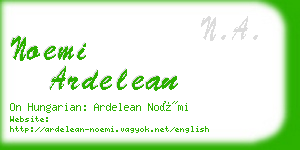 noemi ardelean business card